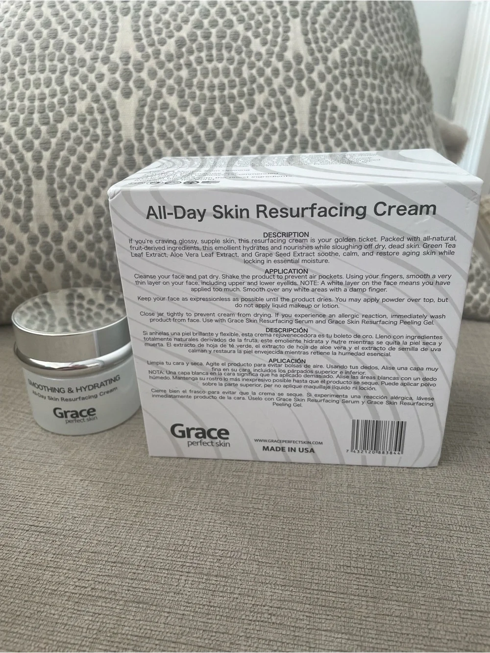 Grace Perfect Skin Smoothing & Hydrating All-Day Skin Resurfacing Cream ~ 2 oz